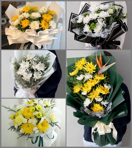 贵州毕节市赫章县六曲河镇江子村白事花束代送
